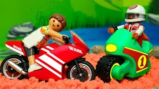 Мультфильмы для детей с игрушками Большие гонки. Развивающие видео детям.mp4