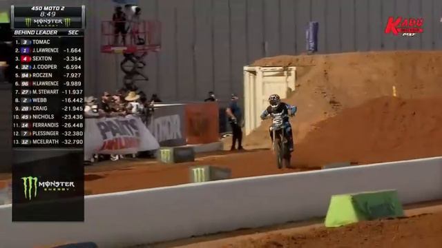 450SMX Moto 2 - SuperMotocross Charlotte 2024