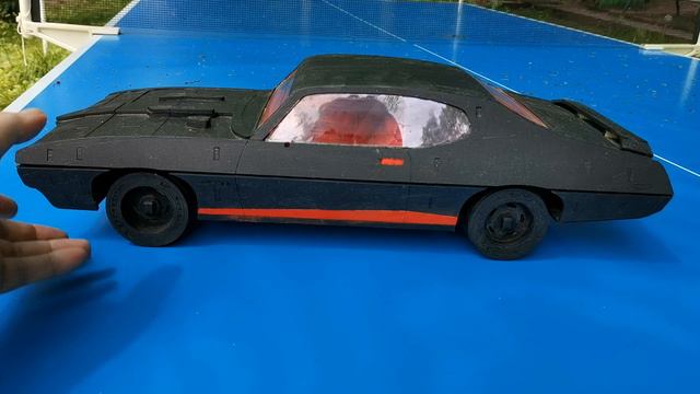 Pontiac GTO Judge 1968 -  деревянная модель 1:12
