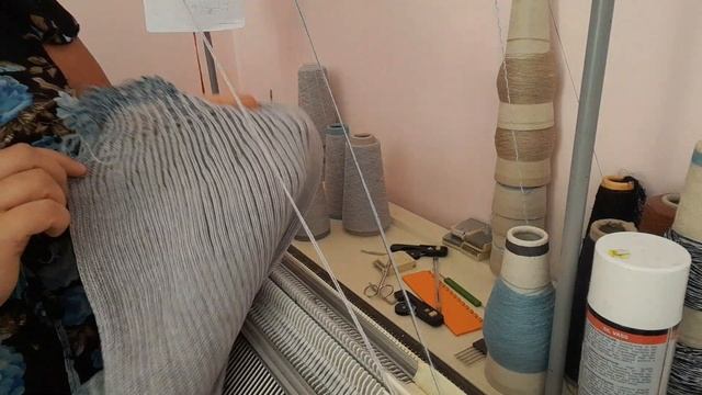 Шапка резинкой 2×2