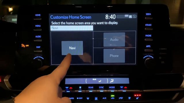 2021 Toyota Sienna - How to change the home screen layout
