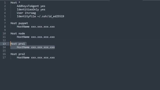 Optimize SSH config file