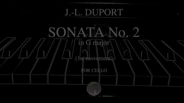 J.- L. DUPORT - Cello Sonata No. 2 In G Major - Piano Accompaniment