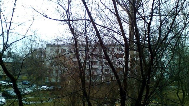 Москва. Пасмурный день. Просто вид с балкона.)
