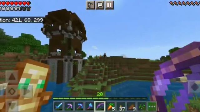 Minecraft | I found the bad omen!!! | Jathin plays |