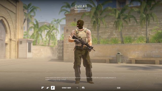 Galil AR в Counter-Strike 2: Обзор Стандартного Скина в 3D