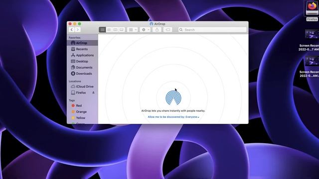 HOW TO TURN ON AIRDROP ON MAC