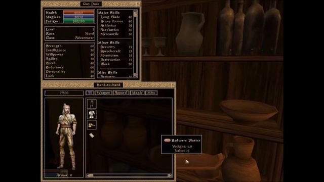 The Elder Scrolls: Morrowind - Part 1 - Guy Dude is born!