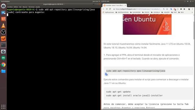 Instalar Java 11 En Ubuntu 18.04 / 18.10. ⚡️