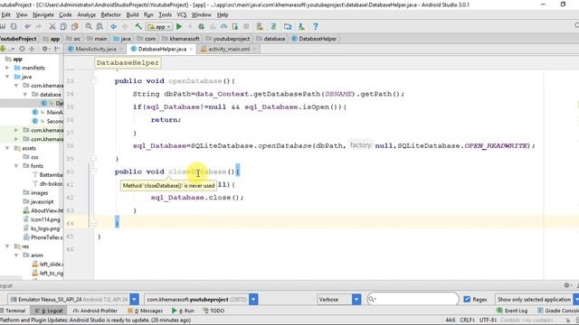 How to Connect Sqlite DB with Android Project
