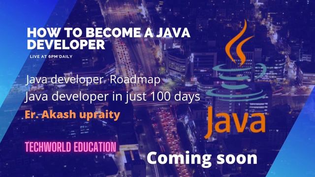 Java developer Roadmap | coming soon