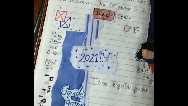 Squide game scrapbooking|MY HOOBY|