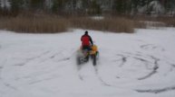 Квадрики зимой. Воскресенск.Зима 2015