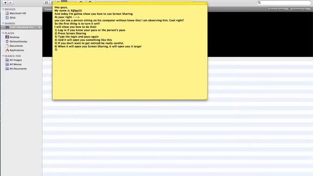 How to use Screen Sharing + Tips (Mac Only)