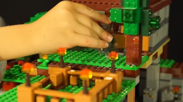 Лего Майнкрафт. Самоделка. Lego Minecraft MOC. Мультики для Детей. Видео Обзор на русском