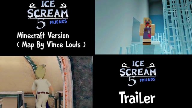 Ice Scream 5 Trailer Vs Ice Scream 5 Trailer Minecraft