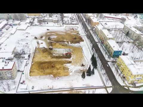 Начало строительства школы №10 в городе Дзержинск