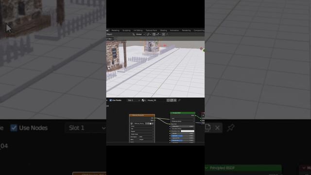 Blender 3D. Процесс текстурирования простой улицы для Eevee. Полное видео уже на канале!