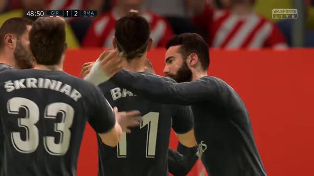 #FIFA20 #laliga #realmadrid #bale #girona #goal