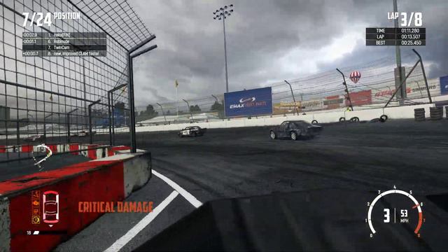 Wreckfest mini car death