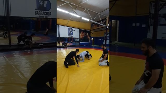 вольная борьба кувырок с захватом шеи