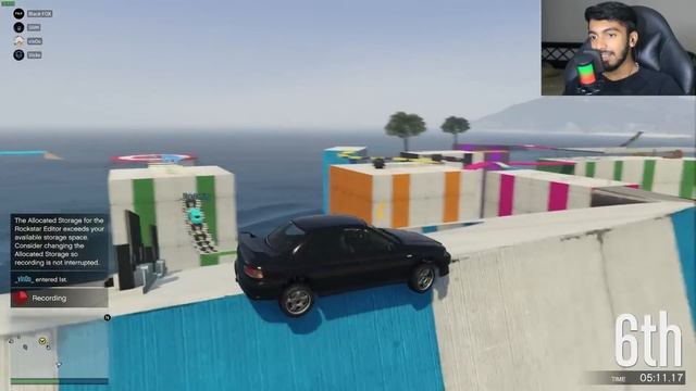 Parallel Racing??? | Gta 5 Stunt Race Tamil -Black FOX