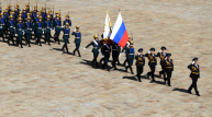 Марш под оркестр: на Соборной площади Кремля прошла репетиция инаугурации президента