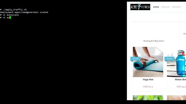 Tanzu Service Mesh Autoscaler Feature Demo
