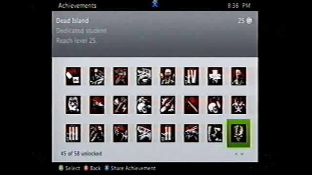 Dead Island All Achievements Shown (Spoilers) Xbox 360 Version
