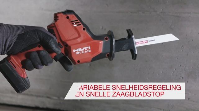PROMOTIE van de Hilti SR 2 A12 reciprozaag