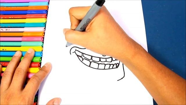 Cómo dibujar meme Trollface  How to draw Troll Face