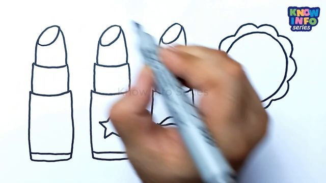 How to Colorful Makeup Lipsticks for Kids | 075