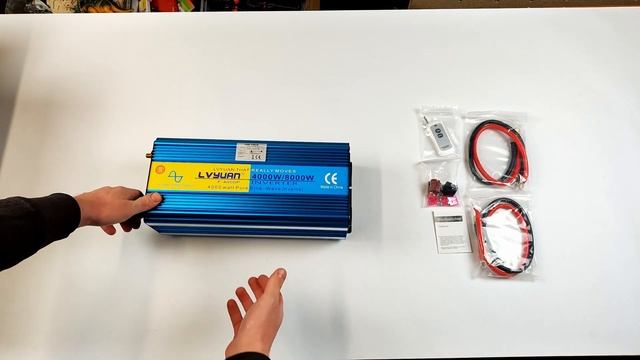 Unboxing LVYUAN Spannungswandler 4000/8000W 12V auf 230V Inkl. Funktionstest