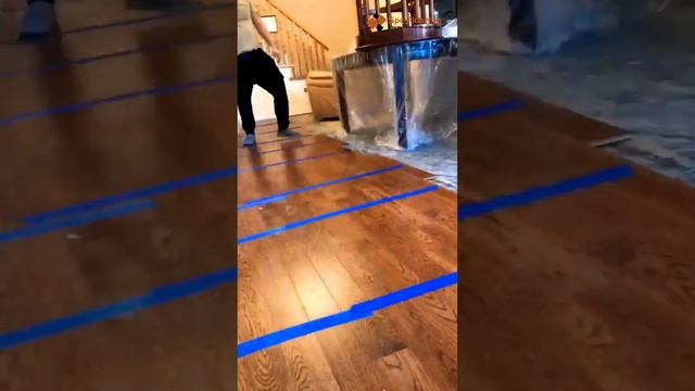 Engineered Wood Flooring installation #flooring #spcflooring #art #diy #floorart #hardwoodflooring