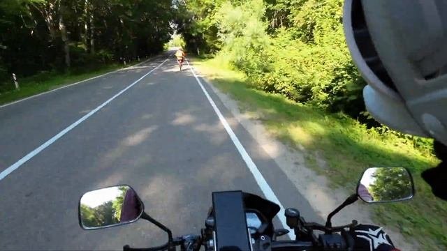 Маленькое путешествие на минибайке проехали 132 км без подзарядки.