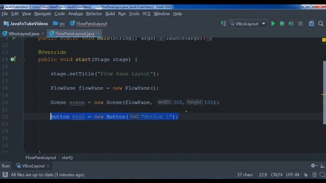 Learn JavaFX 10 GUI Creating FlowPane Layout (Java Programming) #9