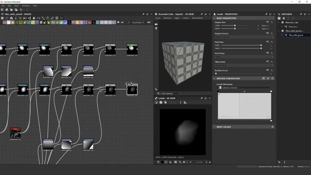 Создаю мощение с гравием ч.4 в Substance Designer