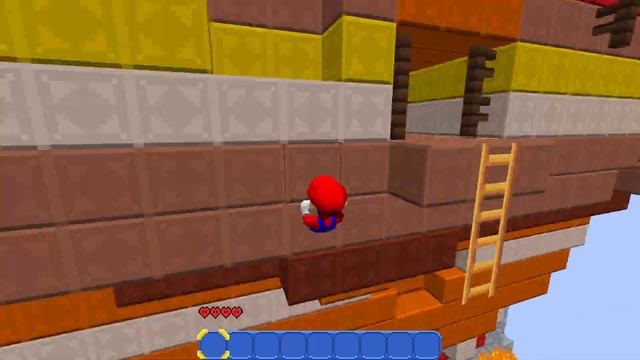 MINECRAFT MARIO 64 IN A PARKOUR MAP! (Minecraft Mod)