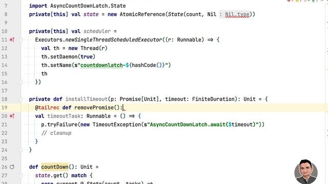 Implementing a CountDownLatch (async and dirty)