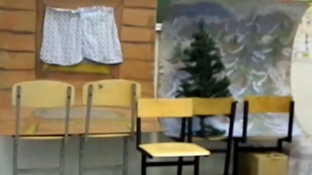 спектакль Морозко -дебют 3В класс школа №8 г. Мытищи