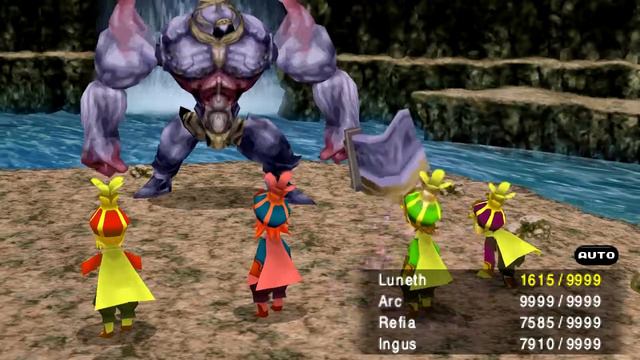 Final Fantasy III (PSP) Iron Giant