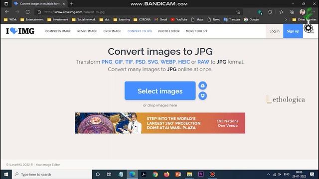 How to convert covert image format online Malayalam