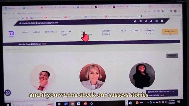 Navigating the Dahel Techies Website