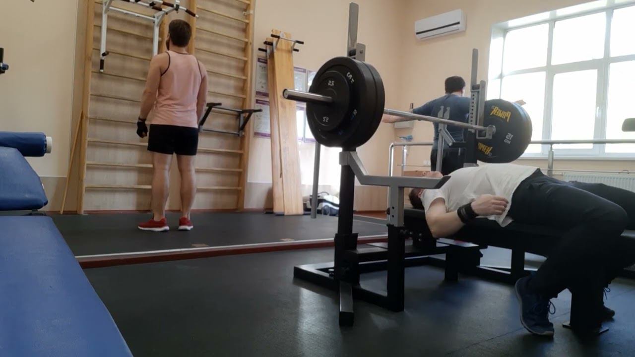 Жим лежа 95х4