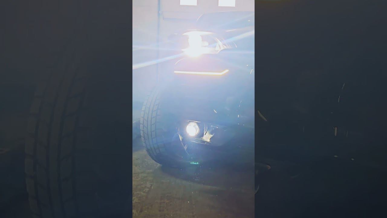 LED линзы ZORKiY взамен ПТФ - #Porsche Macan
