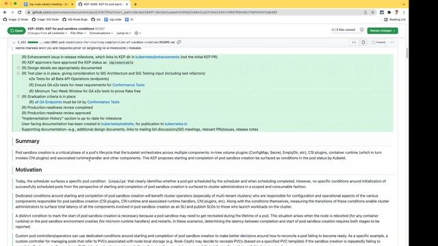Kubernetes SIG Node 20220201