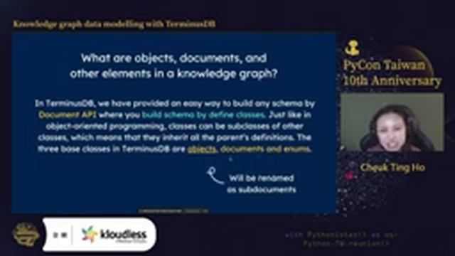 Knowledge graph data modelling with TerminusDB｜Cheuk Ting Ho｜專業課程 Tutorials｜PyCon TW 2021