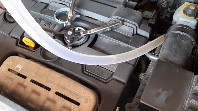 Скорость заливки масла в ДСГ-6 через фильтр. Тигуан 1G.
