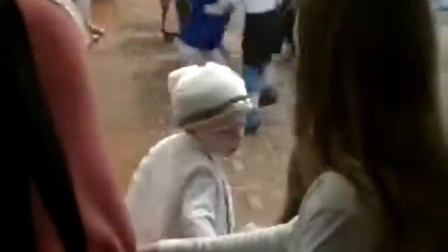Мальчик и Дед мороз!)))