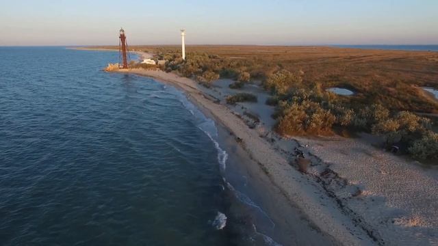 Лазурное. Джарылгач. Маяки. Море